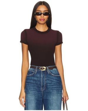 Cotton Citizen Supima Modal Ribbed Tee - Blue