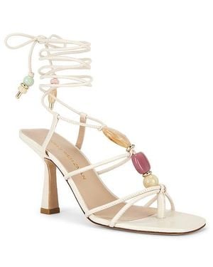 Stuart Weitzman Majorca Wrap Sandal 85 - White