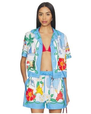 Seafolly Viva Vacation Shirt - Blue