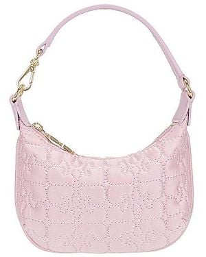 Ganni Butterfly Mini Flat Cosmetic Pouch - Pink