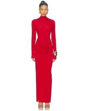 Ronny Kobo Vestido Scorpio En Color Rojo Talla (También En Xs, S)