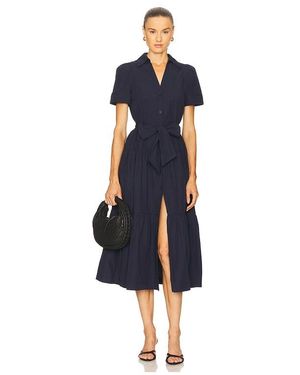Brochu Walker Vestido Alina En Color Azul Marino Talla (También En S)
