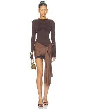 Lioness Midnight Mini Dress - Brown