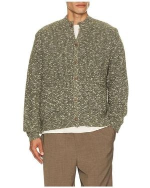 Far Afield Albers Ribbed Cardigan - Green