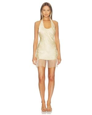 Stone Cold Fox X Revolve Kovi Beaded Mini Dress - Natural