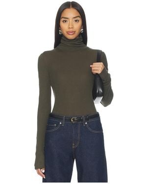 Samsøe & Samsøe Langärmeliger Rollkragenpullover Sasonnet - Blau