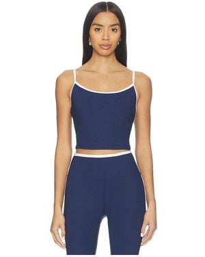 Year Of Ours Ribbed Bralette Tank Top - Blue