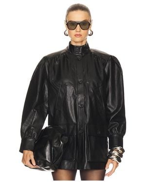 Bardot Clements Faux Leather Jacket - Black