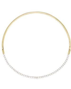 Shashi Nikita Half Necklace - Metallic