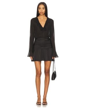 MORE TO COME Adeline Mini Dress - Black