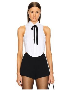 Fleur du Mal Bib Top - White