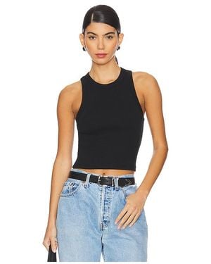 Sold Out NYC The Cropped Not So Basic Tank - Blue