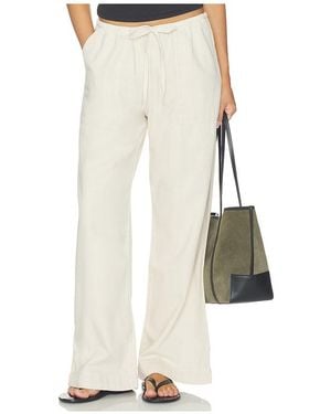 Rag & Bone JAMBES LARGES CLARE en Tan - Blanc