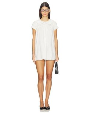 My Mum Made It Babydoll Dress - White