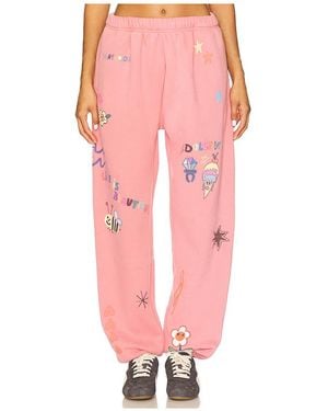 The Mayfair Group Somebody Loves You Sweatpant - Pink