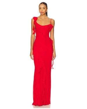 MAJORELLE Teagan Gown - Red