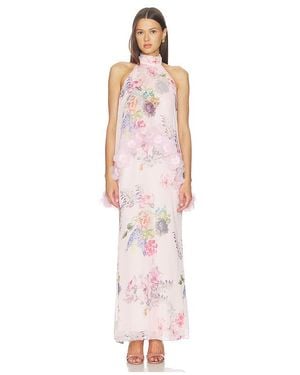 Elliatt Millie Tiered Gown - White