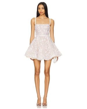 Bronx and Banco Midnight Bridal Sequin Mini Dress - White