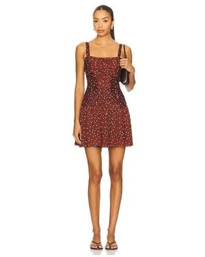 Saylor Posy Dress - Red