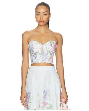 Charo Ruiz Bustier Bio Top - White
