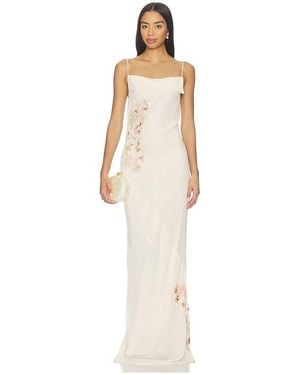 Sabina Musayev ROBE LIZZY en Ivory - Blanc