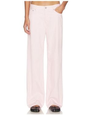Still Here Everyday Wide Leg Jeans - Pink