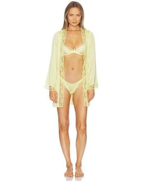 KAT THE LABEL Sidney Robe - Yellow