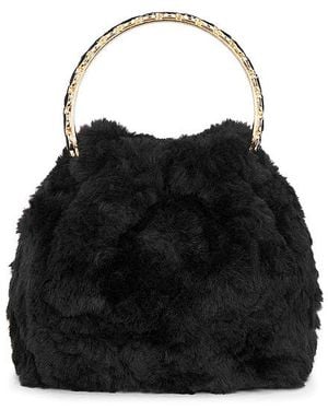 OLGA BERG Bolso Con Asa Superior Philippa En Color Negro Talla