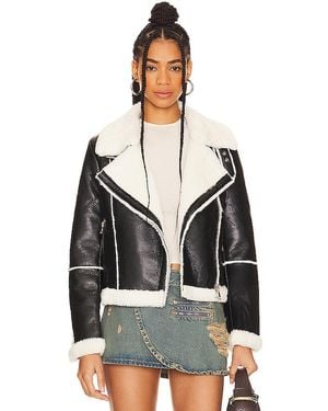 superdown Genna Zip Up Jacket - Black