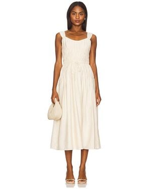 PAIGE Vestido Arpeggio En Color Crema Talla (También En 6, 8) - Blanco