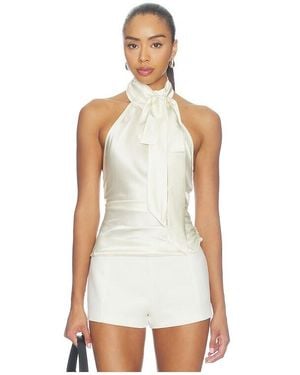 Stone Cold Fox X Revolve Ellie Halter Top - White