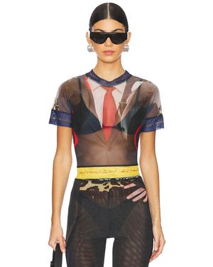 OTTOLINGER メッシュtシャツ - ブラック