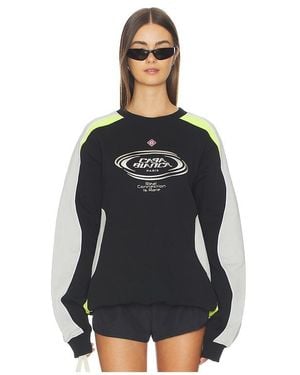 CASABLANCA Colourblock Sweatshirt - Black