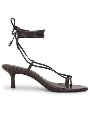 Black Suede Studio Sandale Alix 50 - Weiß