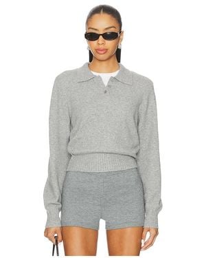 Lovers + Friends Mattelyn Polo Jumper - Grey