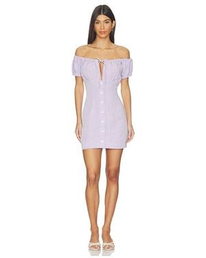 Matthew Bruch Bubble Tie Mini Dress - Red