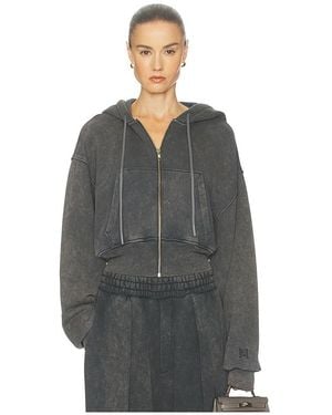 Helsa The Full Zip Hoodie - Gray