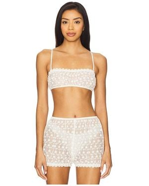 Only Hearts Little Flower Joey Bralette - White