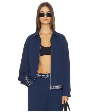 CASABLANCA Sports Tailored Jacket - Blue