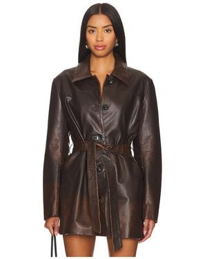 Lamarque Marlowe Coat - Brown