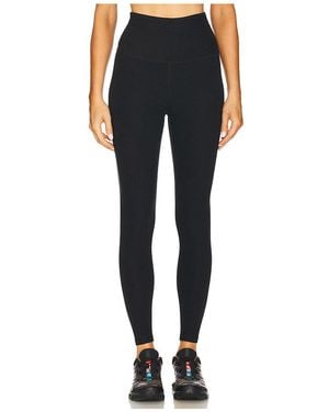 Beyond Yoga Spacedye Raise The Barre Shirred Legging - Blue