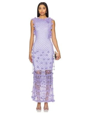 Andreeva Handmade Crochet Dress - Purple