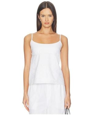 Rag & Bone Maggie Embroidered Cami - White