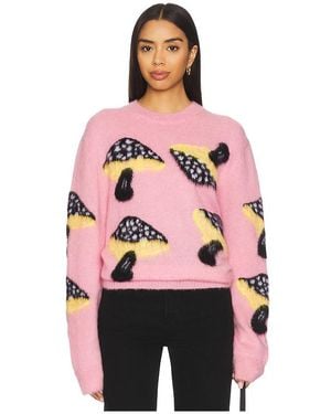 MSGM Jersey Fantasy Mushroom En Color Rosado Talla (También En M, S, Xs)