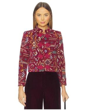 L'Agence Asha Military Jacket - Red