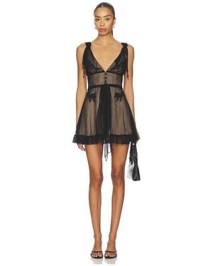 Mirror Palais Nightcap Mini Dress - Black