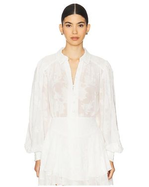 Hemant & Nandita Hemd Boho - Weiß