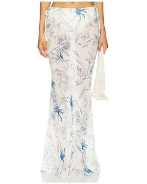 SNDY'S Falda St. Ives En Color Blanco, Azul Talla En
