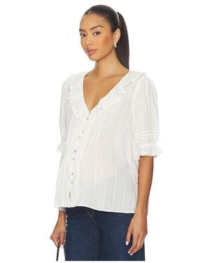HATCH The Lou Lou Nursing Blouse - White