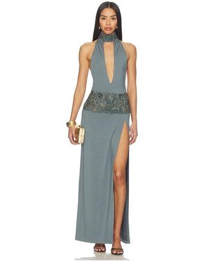 sachin and babi light blue dress Jaded London Dahlia Beaded Maxi Dress main image 1